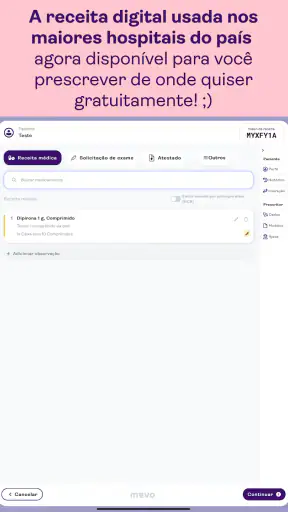 Mevo Profissionais screenshot