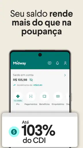 Midway: Conta, Cartão, Pix e + screenshot
