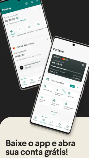 Midway: Conta, Cartão, Pix e + screenshot