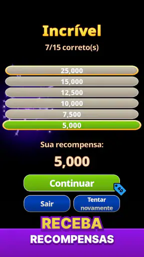 Milionário 2026 - Quiz screenshot