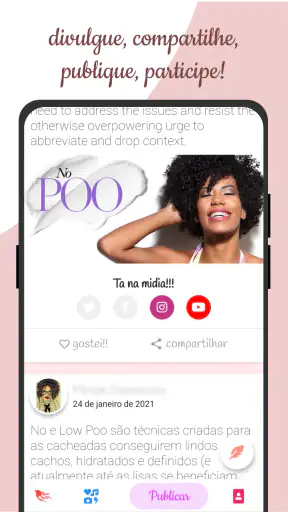 Minha Transição Capilar screenshot