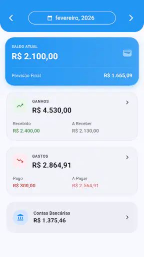 Minhas Contas screenshot