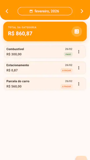 Minhas Contas screenshot