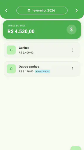 Minhas Contas screenshot
