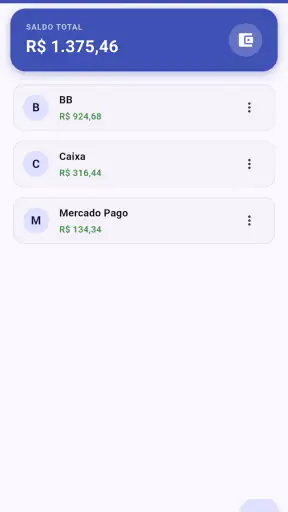 Minhas Contas screenshot