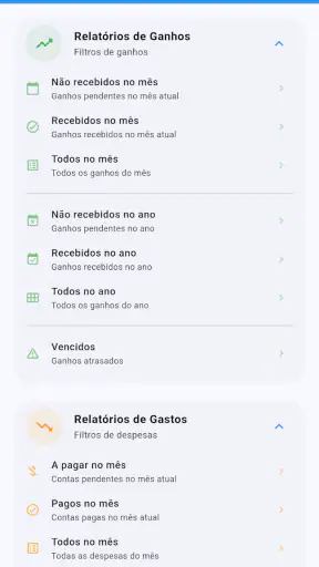 Minhas Contas screenshot