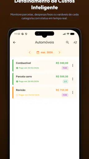Minhas Contas X screenshot