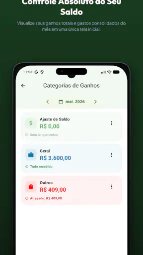 Minhas Contas X screenshot