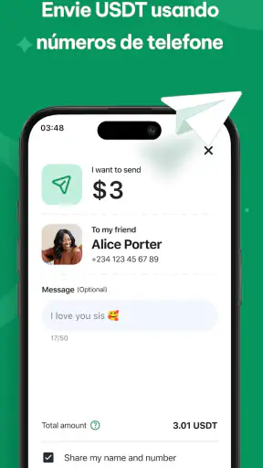MiniPay - Enviar Internacional screenshot