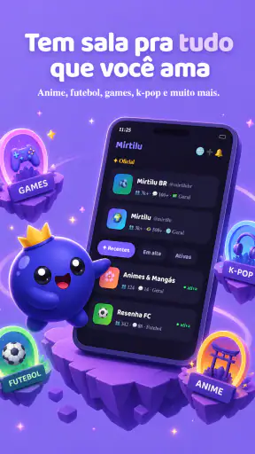 Mirtilu: Comunidade & Batepapo screenshot