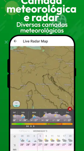 Mist Weather Launcher - Radar screenshot