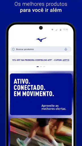Mizuno App: Tênis e muito mais screenshot