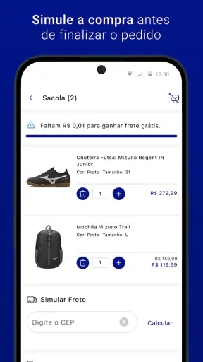 Mizuno App: Tênis e muito mais screenshot