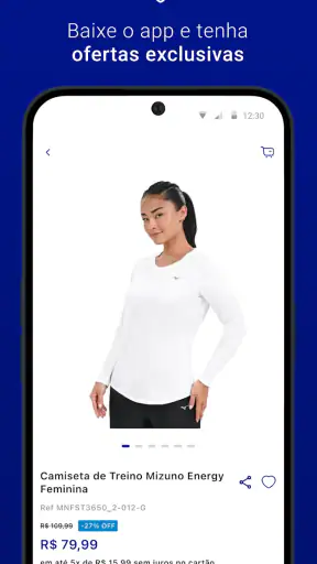 Mizuno App: Tênis e muito mais screenshot