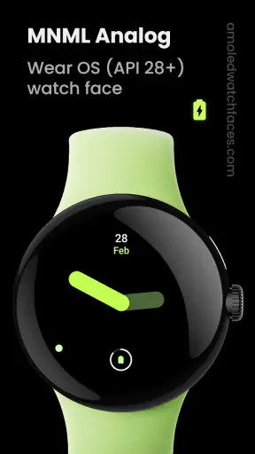 MNML Analog: Watch face screenshot