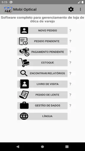 Mobi Optical - Gestão Clientes screenshot