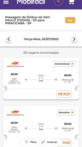 Mobifácil: Passagens de ônibus screenshot