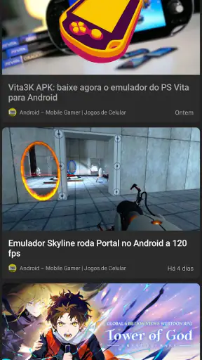 Mobile Gamer Notícias de Jogos screenshot