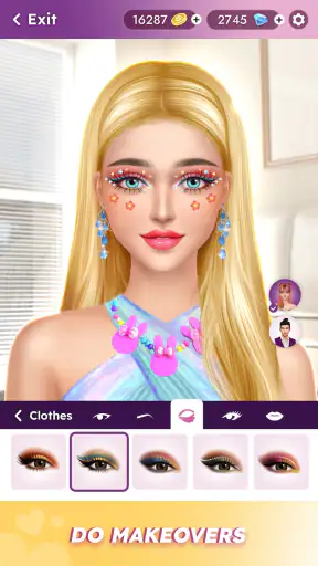 Modelo Moda: Maquiagem, Roupa screenshot