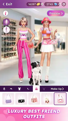 Modelo Moda: Maquiagem, Roupa screenshot