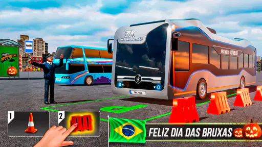 Modern Bus: Jogo de Estacionar screenshot