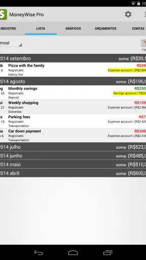 MoneyWise Pro screenshot