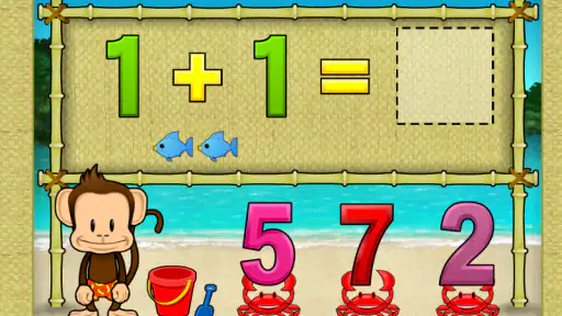 Monkey Math School Sunshine screenshot