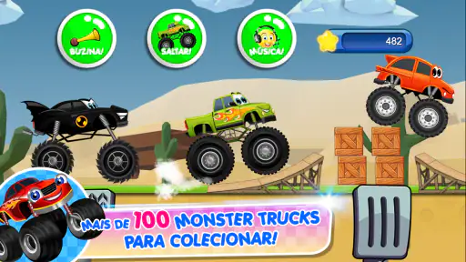 monster trucks para crianças screenshot