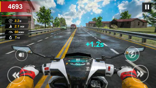 Moto Rider: Corrida na Estrada screenshot