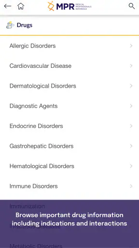 MPR Drug and Medical Guide screenshot