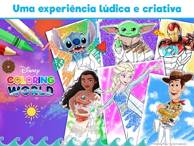 Mundo Colorido da Disney screenshot