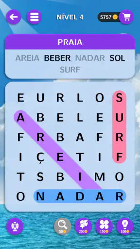 Mundo de Caça-Palavras screenshot