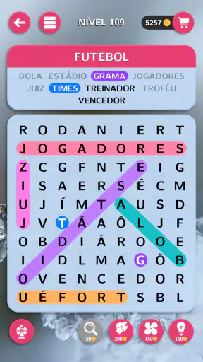 Mundo de Caça-Palavras screenshot