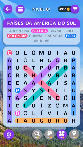 Mundo de Caça-Palavras screenshot