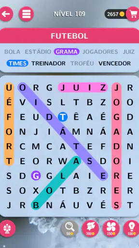 Mundo de Caça-Palavras screenshot