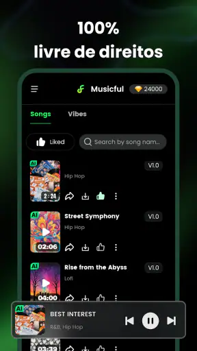 Musicful: Criador de Música IA screenshot