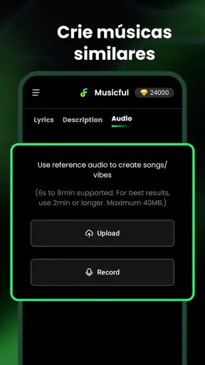 Musicful: Criador de Música IA screenshot