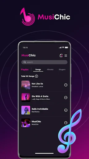 MusiChic - Música Offline screenshot