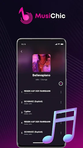 MusiChic - Música Offline screenshot