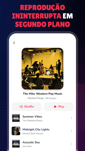 MusicTune - Música offline screenshot
