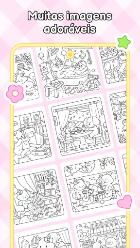 My Cute Friends: Livro Colorir screenshot