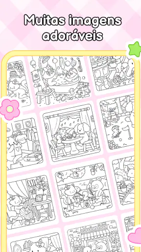 My Cute Friends: Livro Colorir screenshot