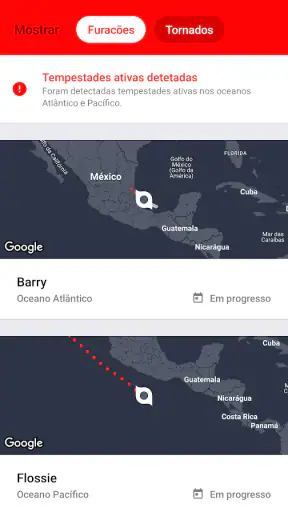 My Hurricane Tracker screenshot