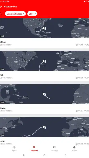 My Hurricane Tracker screenshot