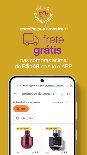 Natura: Perfumes e Cosméticos screenshot