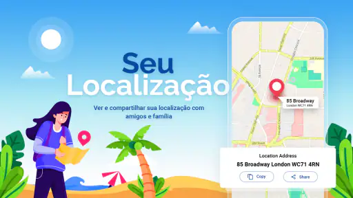 Navegação GPS: Localização GPS screenshot