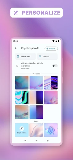 Navegador privado Opera com IA screenshot