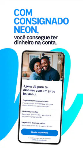 Neon cartão de crédito e conta screenshot