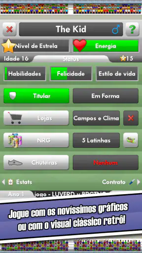 New Star™ Futebol screenshot