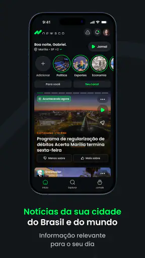 Newsco - Notícias com IA screenshot